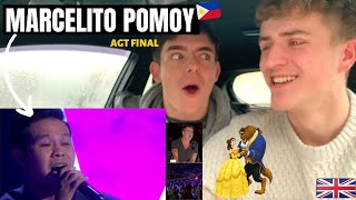 The Beast! | MARCELITO POMOY - BEAUTY & THE BEAST (AGT FINAL) | GILLTYYY REACT