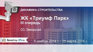 Ход строительства ЖК «Триумф Парк», III очередь (ноябрь 2014 - март 2015)