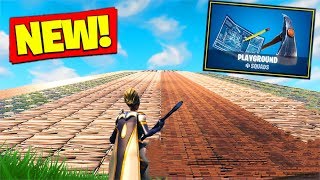 *NEW* PLAYGROUND MODE GAMEPLAY In Fortnite Battle Royale!