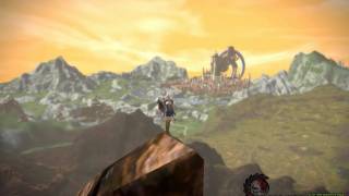 Tera Online landscape exploring climbing a mountain [Project Machina]