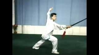 32式太極劍 (背向演練 - 陳思坦) / Taiji sword - 32 forms (back view - Chen Sitan)