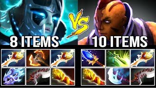 EPIC GAME! Divine Rapier PA vs PRO Anti-Mage Late Game Battle Megacreeps Comeback WTF Dota 2