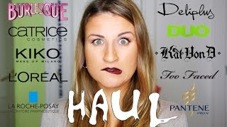 MEGA HAUL OTOÑO: compras de maquillaje y RANDOM catrice KAT VON D essence KIKO canon LA SHATUNGA