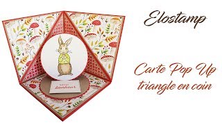 Live Facebook Carte pop up triangle en coin
