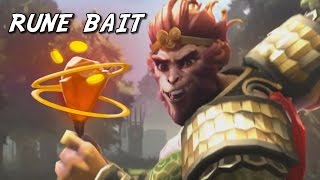 Bounty Rune Baiting With Monkey King
