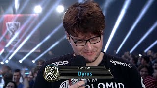 Dyrus retirement interview: "Time to start a new book, my story ends here". Good bye Dyrus :(