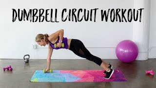 Dumbbell Workout for Women | Full Body Dumbbell Circuit Workout