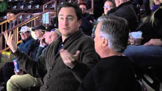 Danny Williams and Mark Critch Kiss Cam