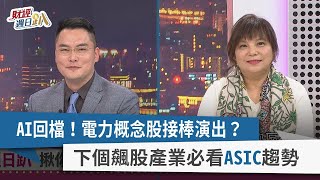 【財經週日趴】 AI回檔！電力概念股接棒演出？ 下個飆股產業必看ASIC趨勢 2024.03.17