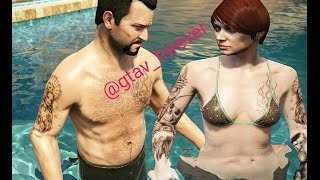 Vacation 1 - GTA V ( GTA 5 Rockstareditor - Cinematic - Movie) Michael , Dani, Franklin