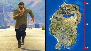 How Long Does It Take To Run Across The Map in GTA 5?