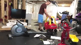 Here's how to assemble your new rowing machine