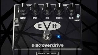 MXR EVH 5150 Overdrive test Тест педали