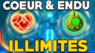 MEILLEUR GLITCH (FARM/DUPLICATION: AVOIR MAX COEURS & ENDURANCE) ZELDA BREATH OF THE WILD BOTW DLC 2