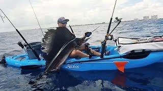 Kayak Fishing for Sailfish and Bonito