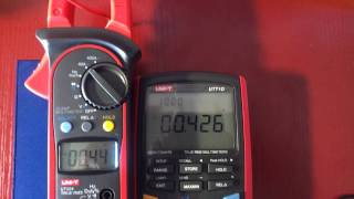 Uni-T UT204 clamp meter DC accuracy