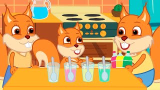 Famille d'Écureuil - Cocktail maison Animé 2023 en Français