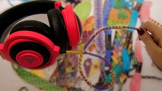 COLOURFUL HEADPHONE CORD || Hair Wraps