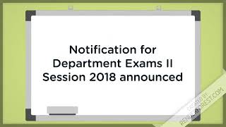 KPSC : Department Exam 2018complete details