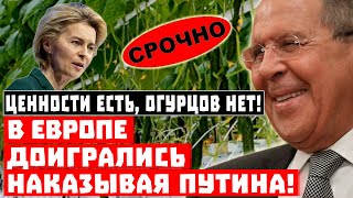 Огурцам здесь не место! В Европе докатились: после газа, там заканчиваются овощи свободы!