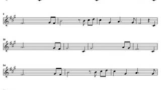Прощaние славянки. Саксофон-Tenor.  Ноты.