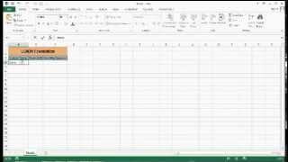 Excel 2013 Tutorial Part-01