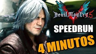 DEVIL MAY CRY 5  SPEEDRUN  4 MINUTOS