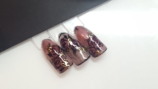 "Wild roses " - ClearDesign mit Folie - Brush-it