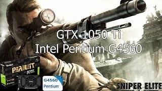 Sniper Elite v2 [PC] GTX 1050 Ti 4GB GDDR5 & Intel Pentium G4560