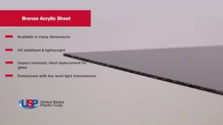 BRONZE ACRYLIC SHEET | U.S. Plastic Corporation®