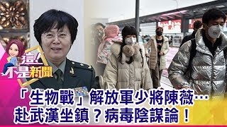 動物傳人？人工合成？武漢病毒有「愛滋基因」真相？抗SARS、炭疽戰功顯赫！陸首席化武專家陳薇能敵肺炎？-【這！不是新聞 精華篇】20200204-3