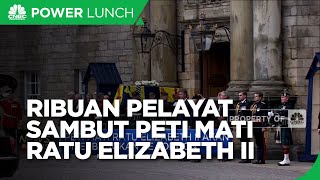 Ribuan Pelayat Sambut Kedatangan Peti Mati Ratu Elizabeth II di Edinburgh