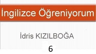 İngilizce Öğreniyorum[6]- Present Continuous Tense | Şimdiki Zaman