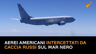 Aerei americani intercettati da caccia russi sul Mar Nero