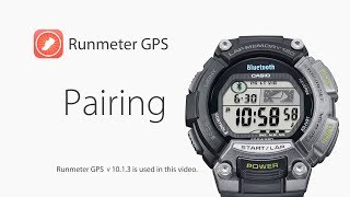 CASIO STB-1000 - How to pair with Runmeter GPS v10.2