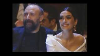 Berguzar Korel & Halit Ergenc - gala "Fi" series ( 31.03. 2017 )