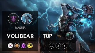 Volibear Top vs Mordekaiser - KR Master Patch 9.12