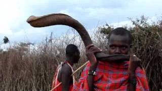 Shofar blow by the Masai for ROSH HASHANA