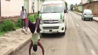 Meet the Ethiopian man who walks on his hands - BBC News