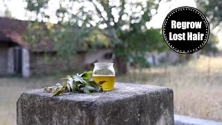 Double Your Hair Density (2X) By Massaging Your Hair With This | Cold Pressed Neem Hair Growth Oil