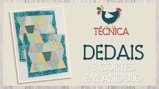 CAMINHO DE MESA FÁCIL COM A TÉCNICA DEDAIS E RÉGUA DRESDEN!