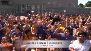 Journée d'accueil des élèves de secondaire 1