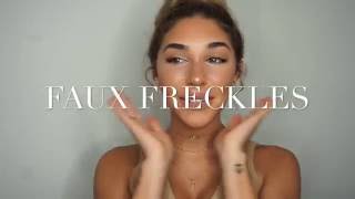 Faux Freckles!!!! Chantel Jeffries