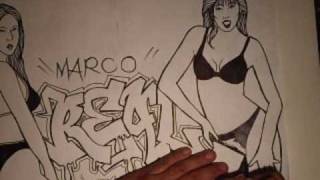Drawing Graffiti -(REAL)- wizard I was drunk when I drew this