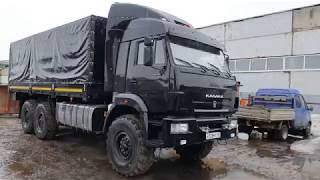 Бортовой КАМАЗ 43118. Черный металлик
