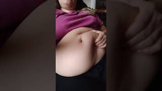Eating cookies and belly playing