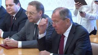 С.Лавров и Ю.Эдельштейн | Sergey Lavrov & Yuli-Yoel Edelstein