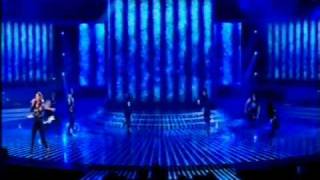 Katy Perry falls off stage while singing on X - Factor