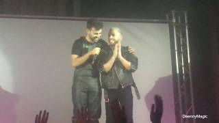 Agoney celebra el cumpleaños de Aaron en el concierto de Valencia + "Quizás"