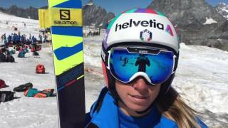 Marta Bassino: Intervista a Cervinia 28 8 2016